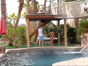 Naked Young Slut Bobbing Up And Down On His Dick