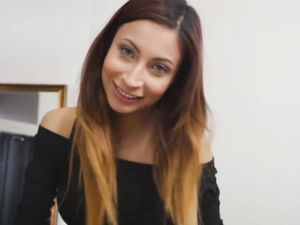 Fashionable Whore Strips Naked And Gives Fuck Herself Deep